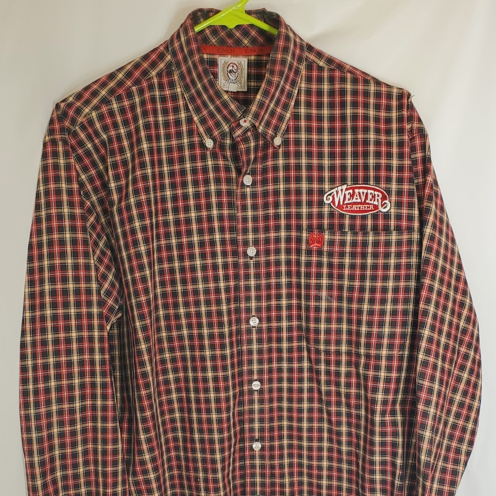 100% Cotton Cinch Weaver Leather Men's Size M